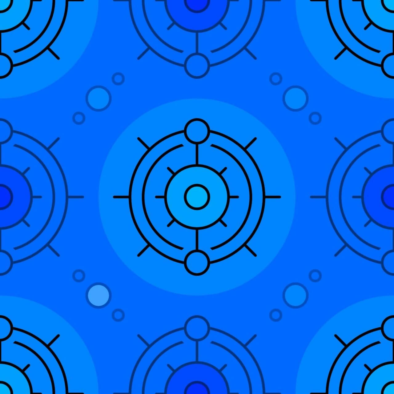 Free vector "Blue Circles Pattern"