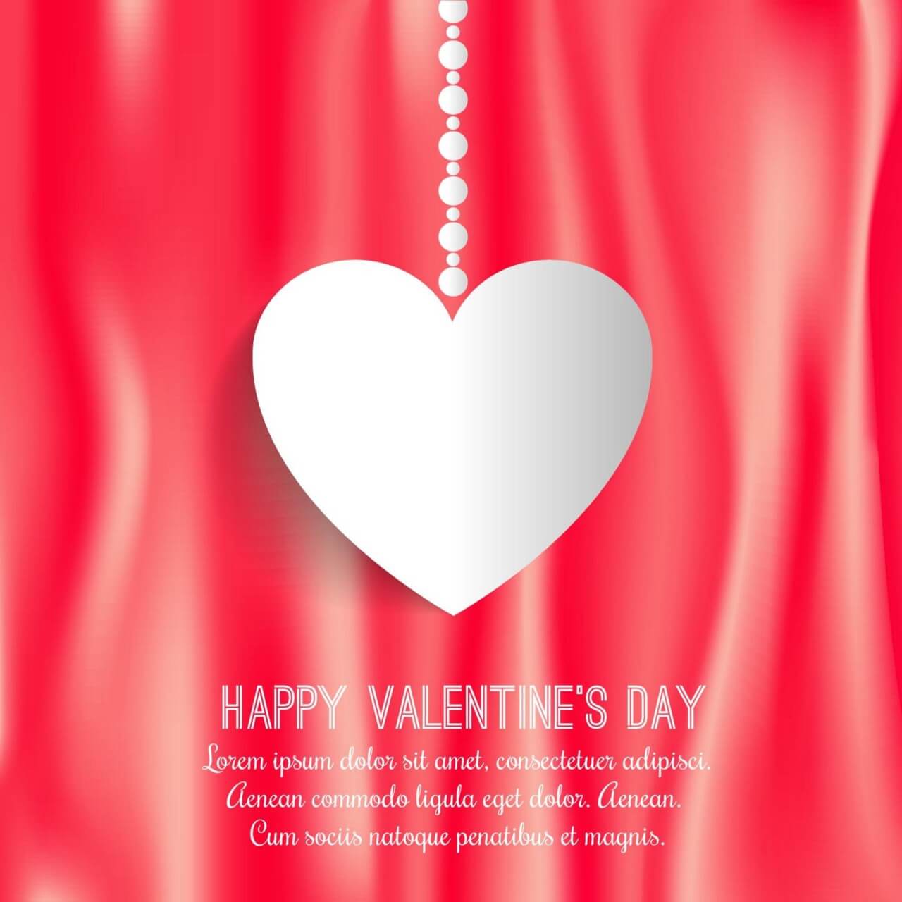 Free vector "Happy Valentine's Day vector illustration"