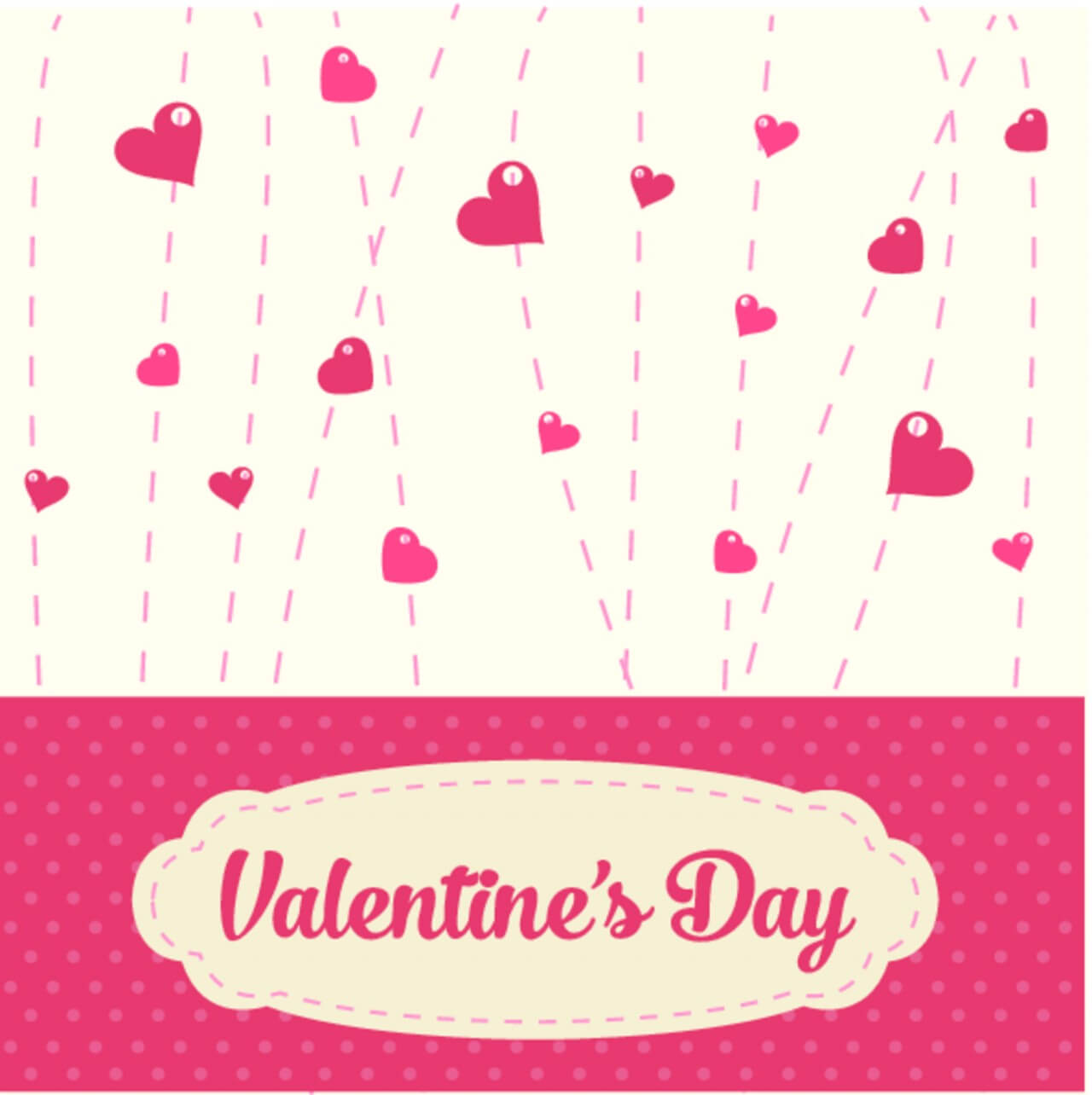 Free vector "Valentines Vintage Background"