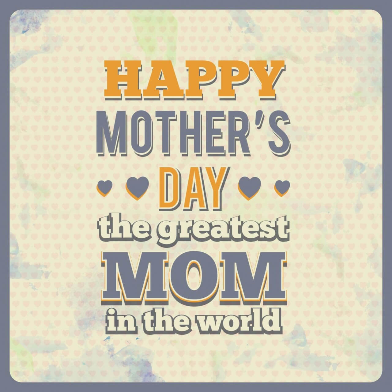 Free vector "Mother's Day Typography"