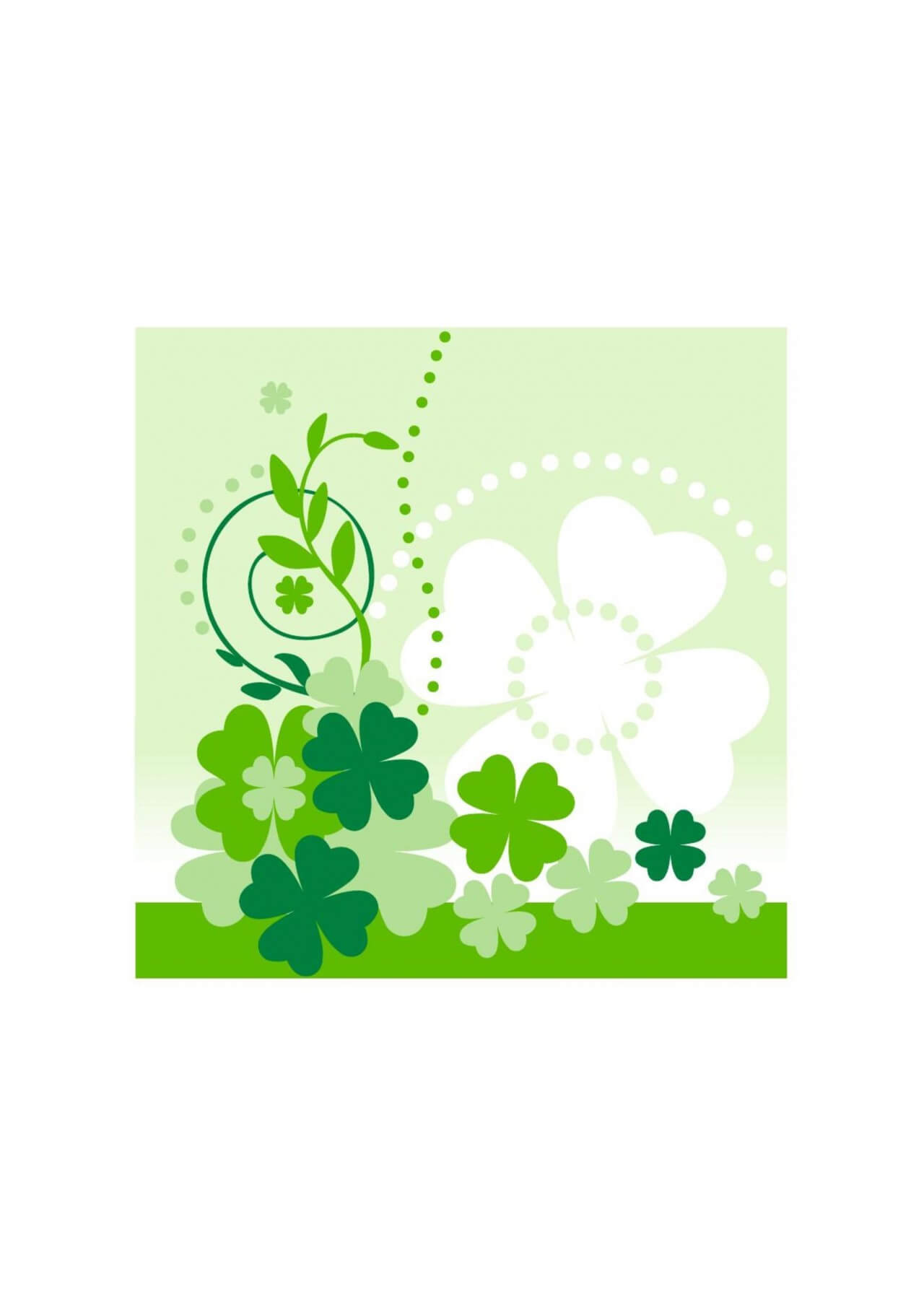 Free vector "Clover composition"