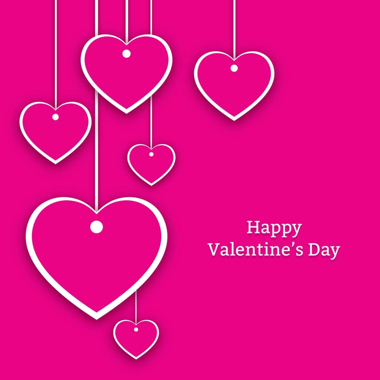 Free vector "Valentine's Day Hearts Card"