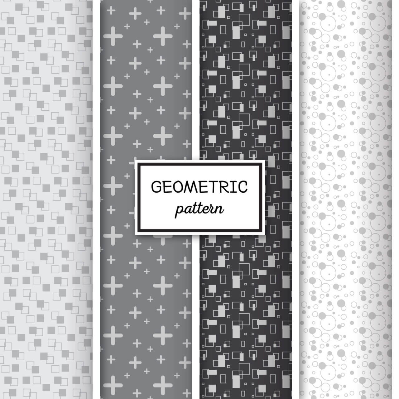 Free vector "Creative vector seamless patterns"