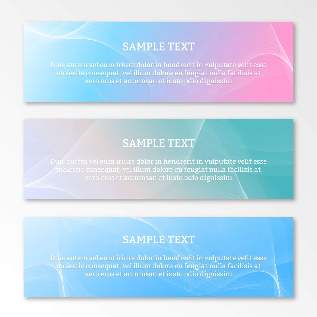 Free vector "Abstract waves banner or header"