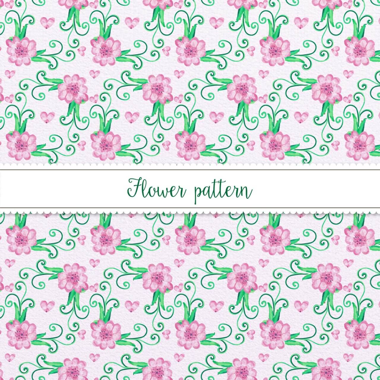 Free vector "Watercolor Floral Pattern"