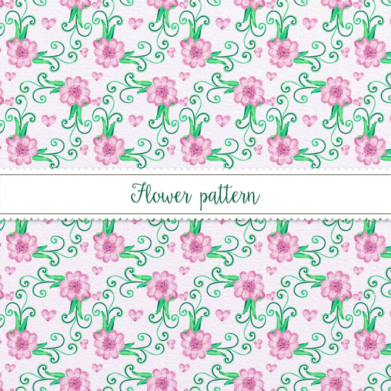 Free vector "Watercolor Floral Pattern"