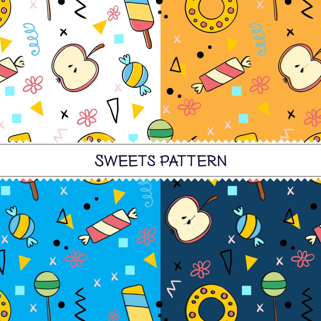 Free vector "Sweets pattern"