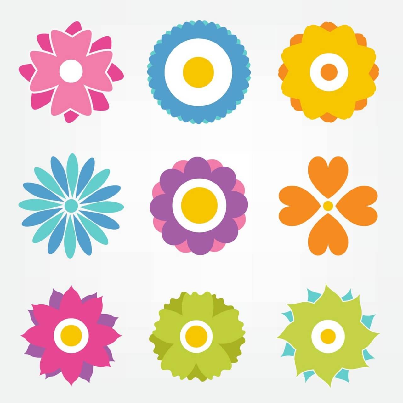Free vector "Flower vector set"