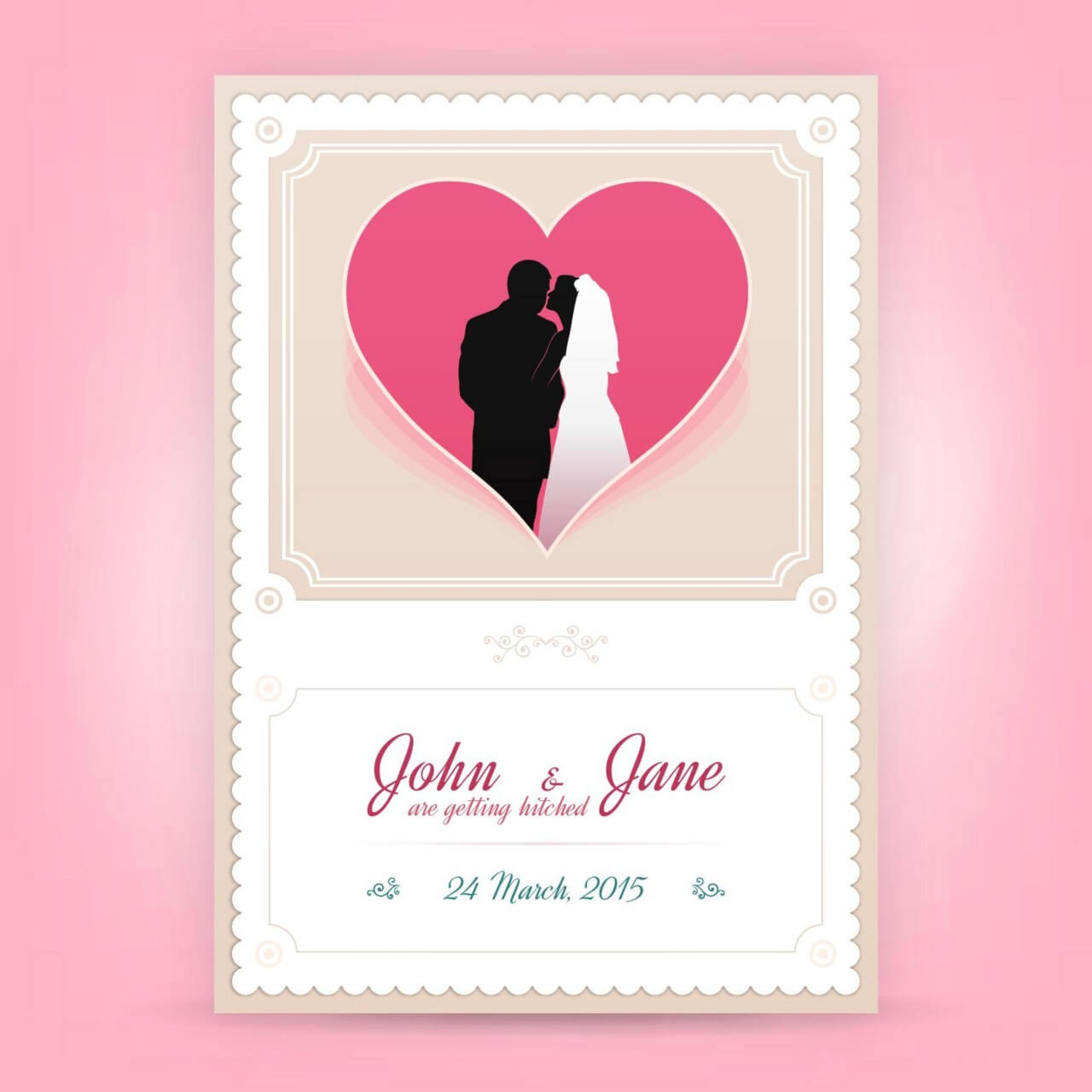 Free vector "Vector Wedding Announcement"