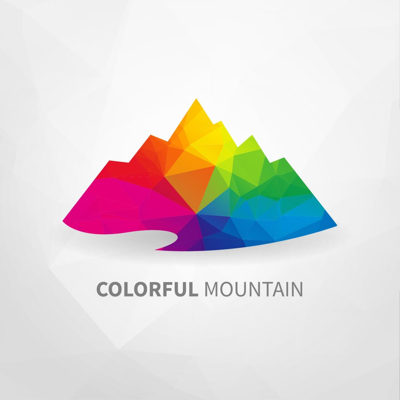 Free vector "Colorful Mountain"