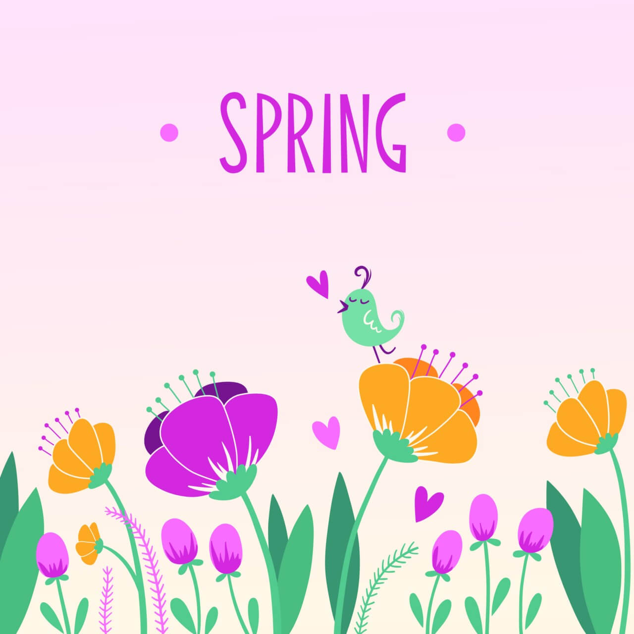 Free vector "Spring floral background"