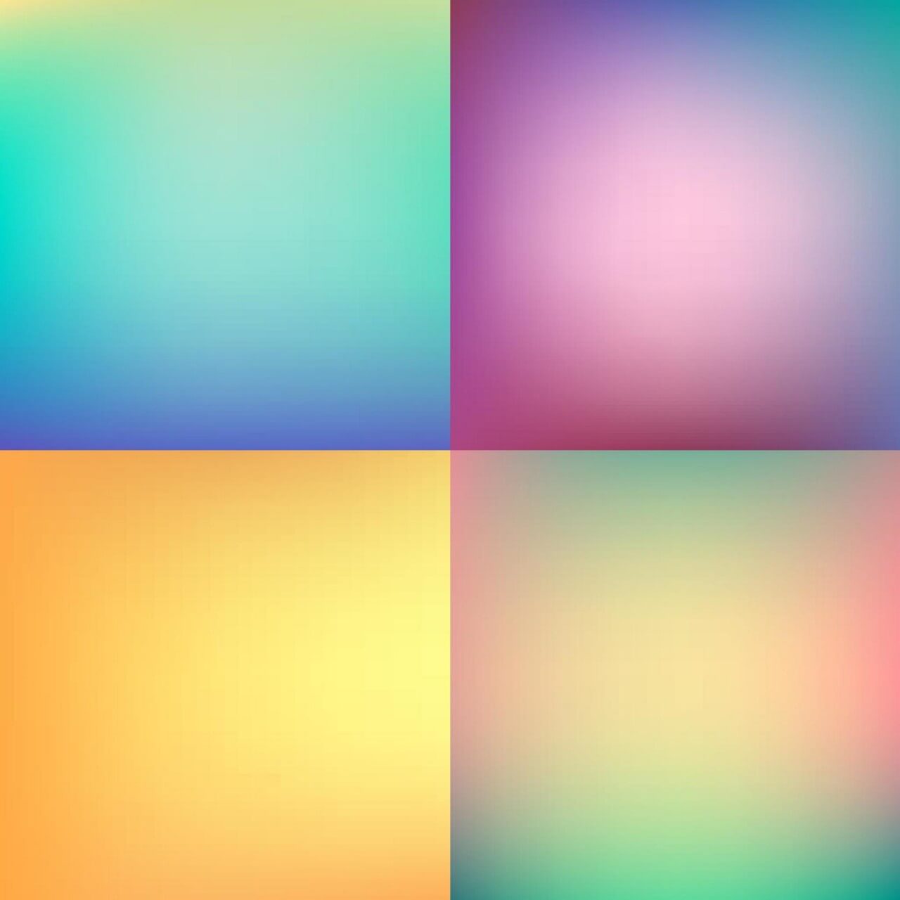 Free vector "Abstract colorful blurred backgrounds set"