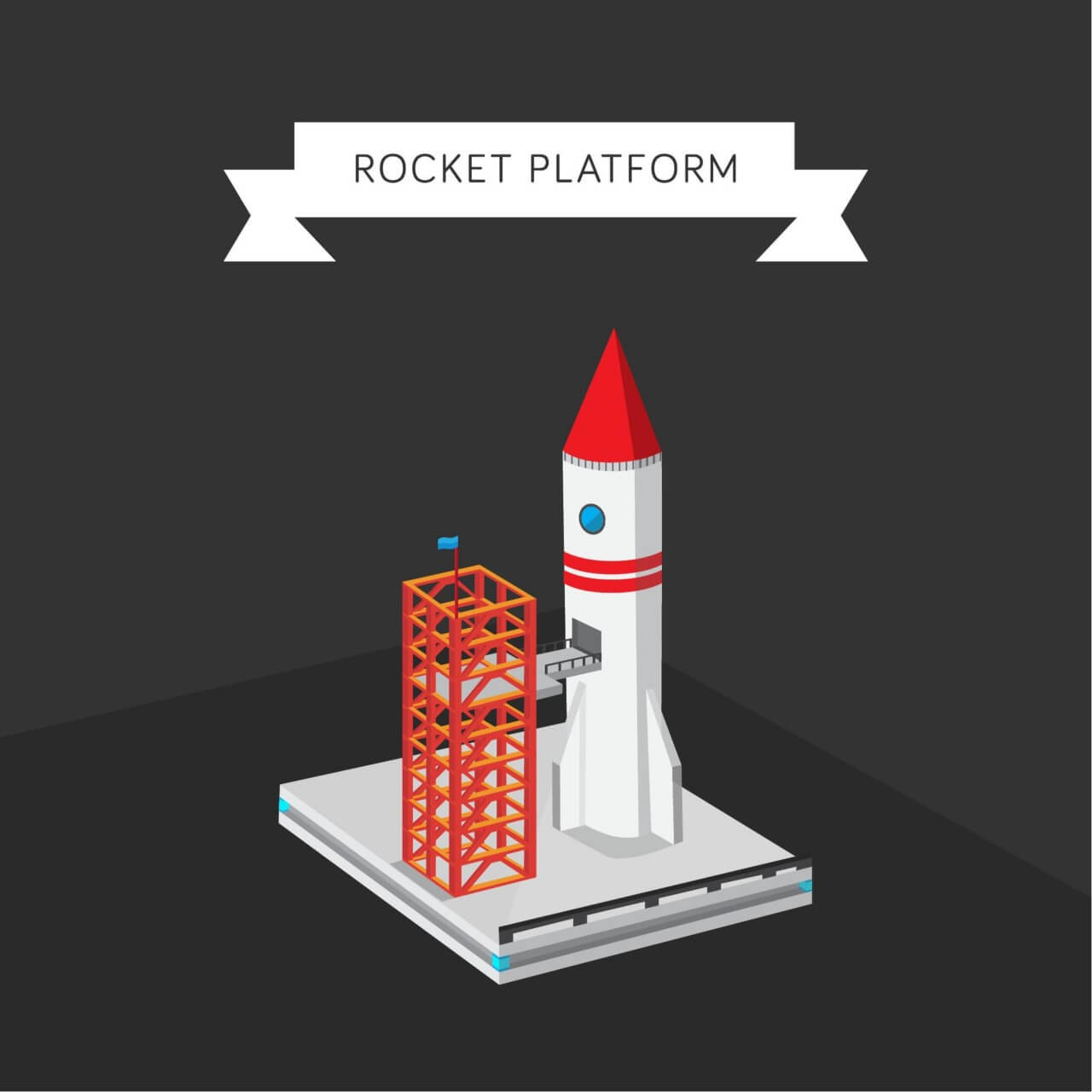 Free vector "Rocket Platform"