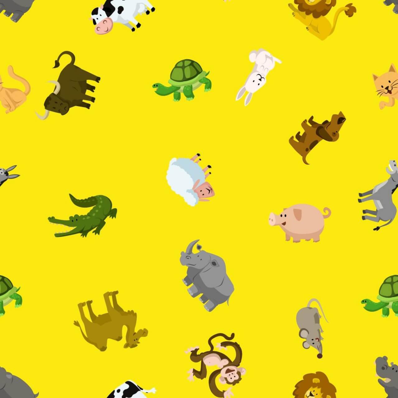 Free vector "Pattern with animals"