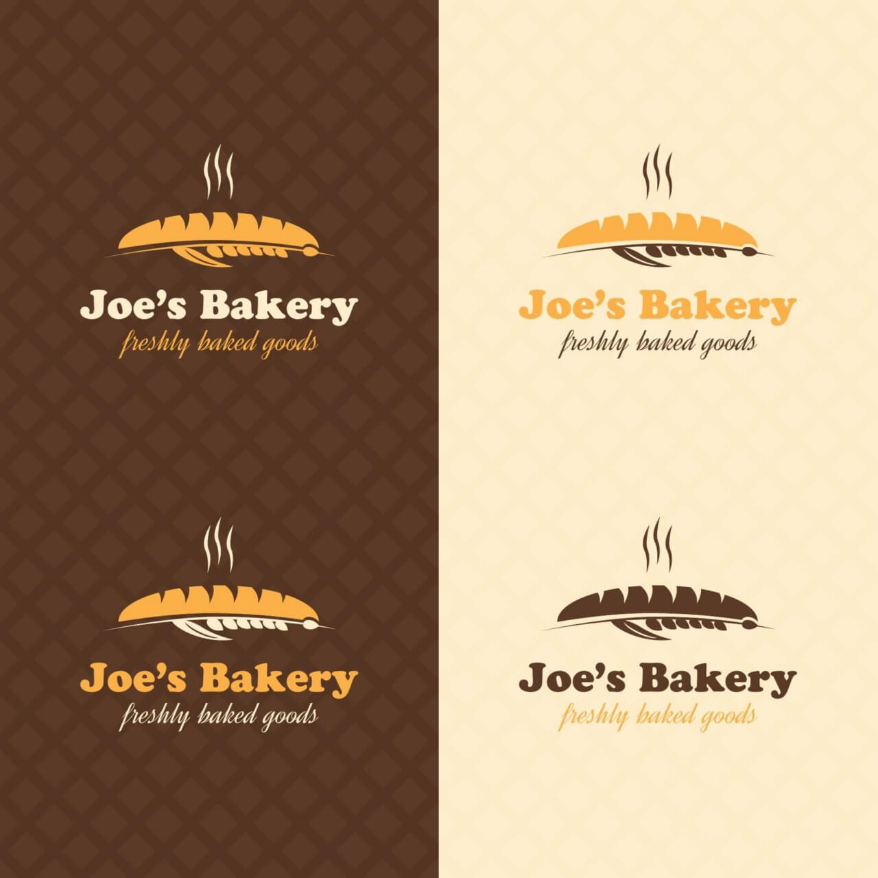 Free vector "Bakery retro logo design"