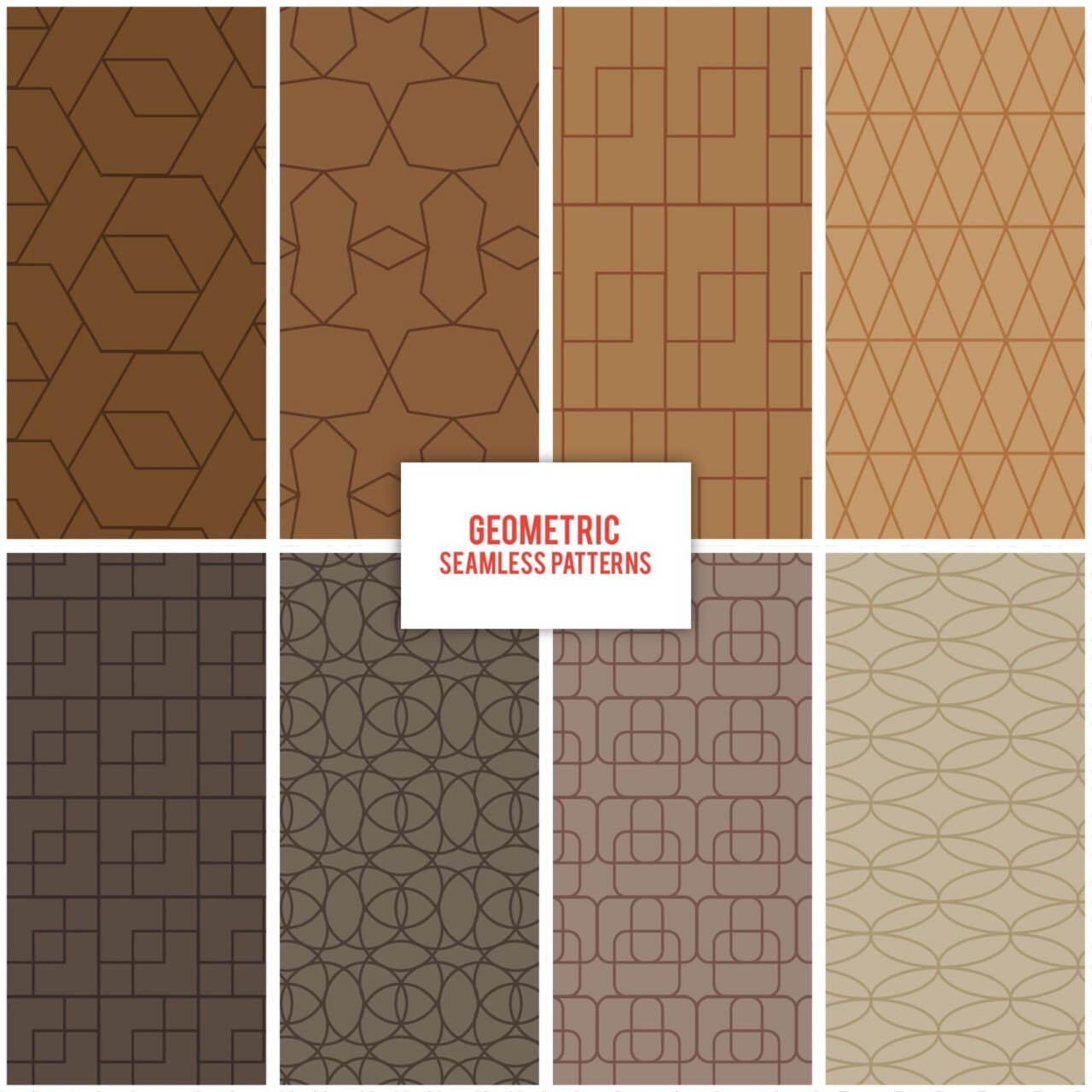 Free vector "Geometric Seamless Patterns"