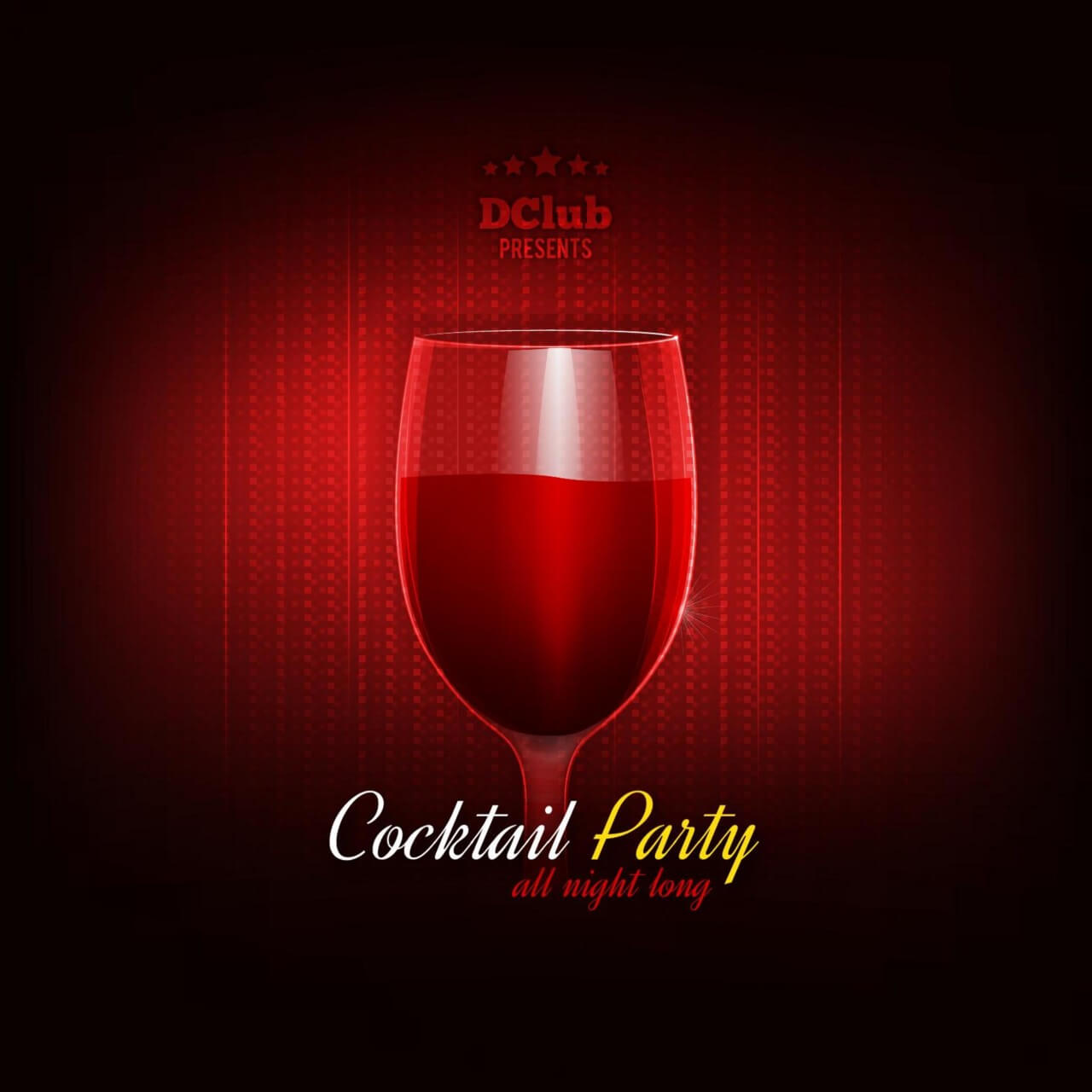 Free vector "Cocktail Party Vector Invitation"