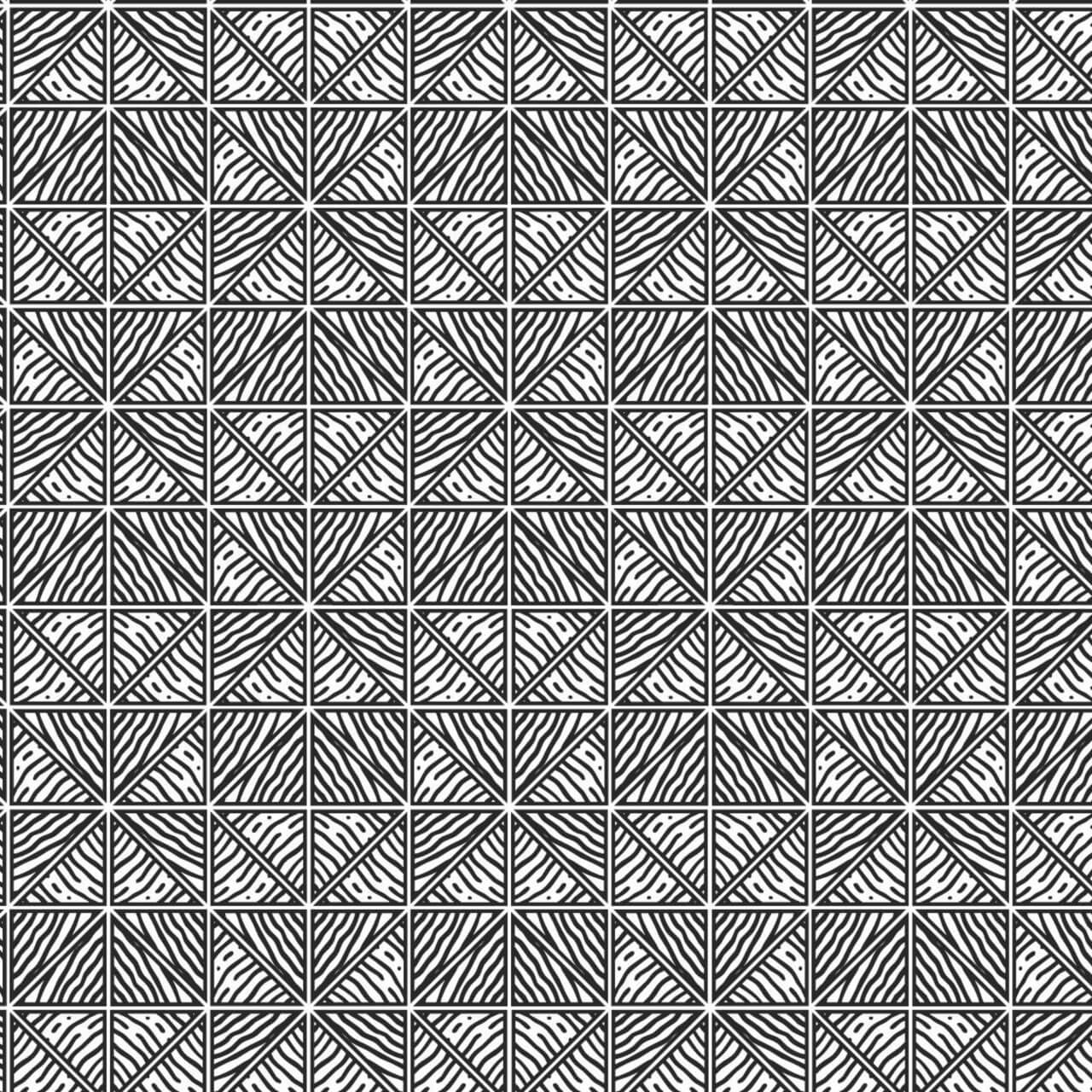 Free vector "Hand Drawn Black and White Geometric Pattern"