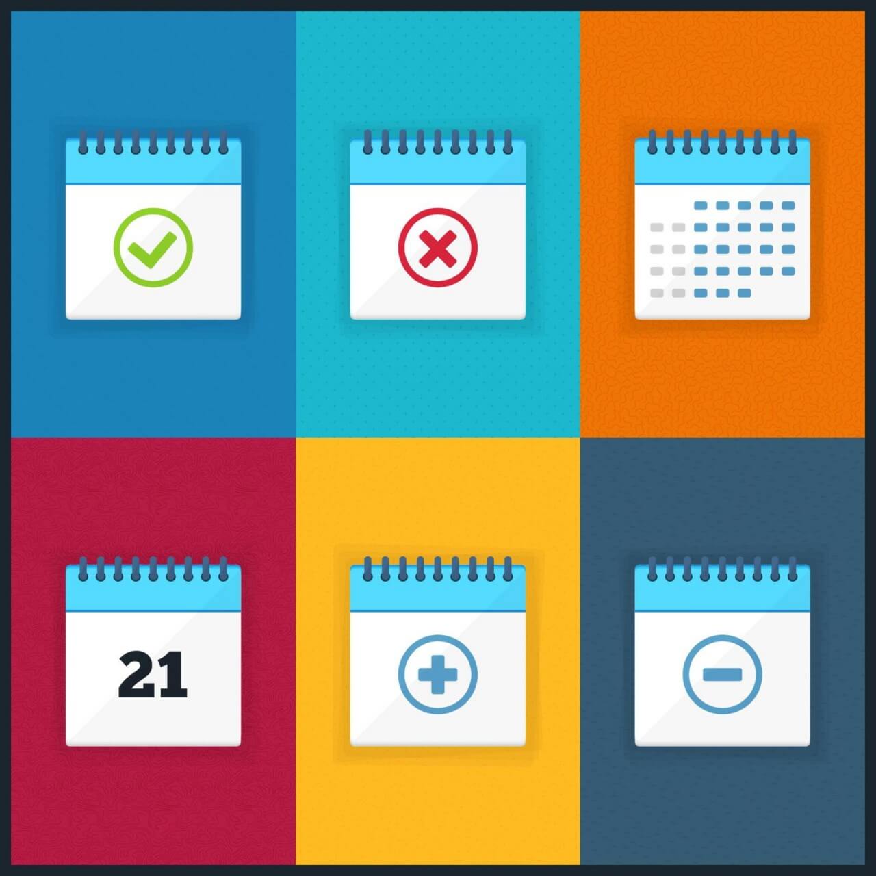 Free vector "Vector Calendar Icons"