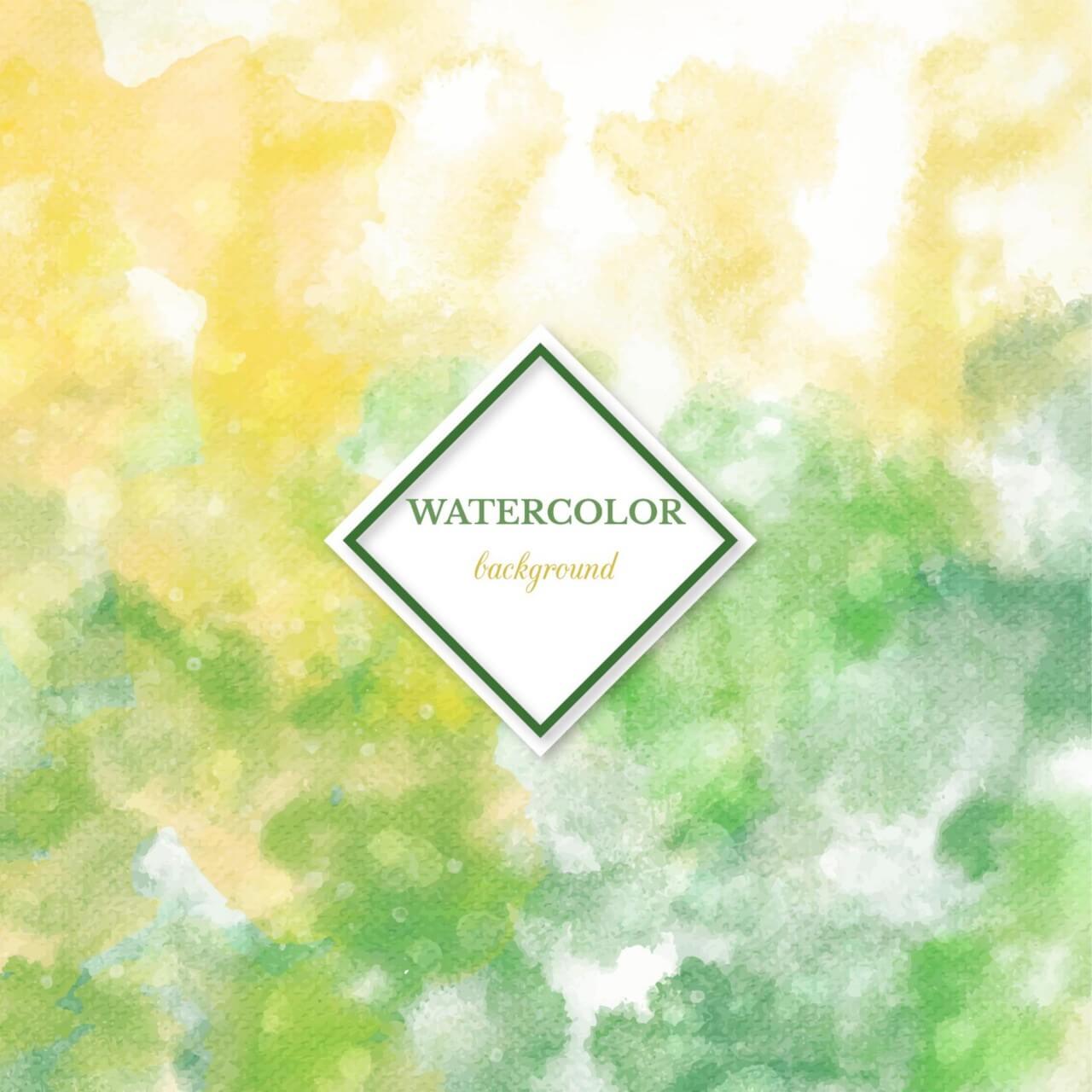 Free vector "Watercolor background with frame"