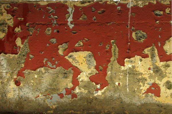 wall with peeling paint photo