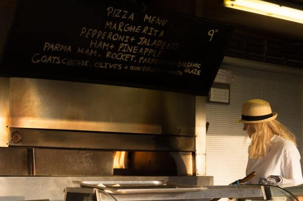 Pizza lady photo