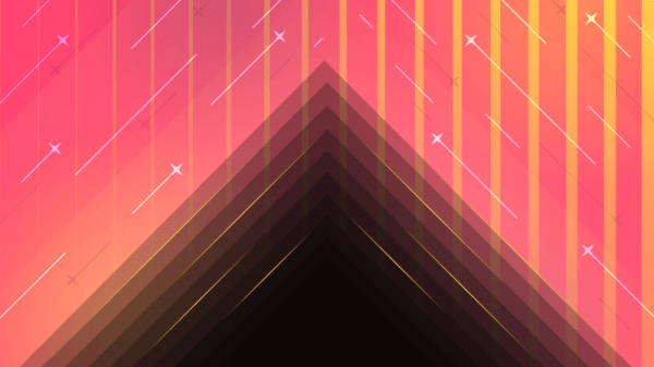 Pink Layered Abstraction vector