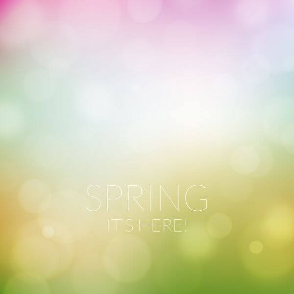 Spring background vector