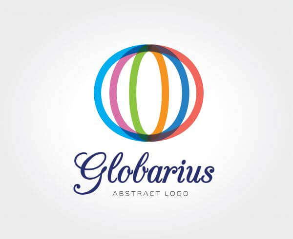 Abstract vector logo template for branding and design vector