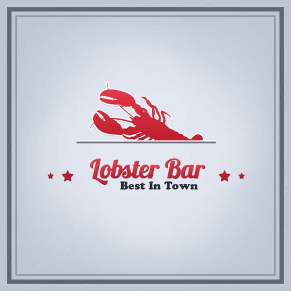 Lobster Bar Illustration vector