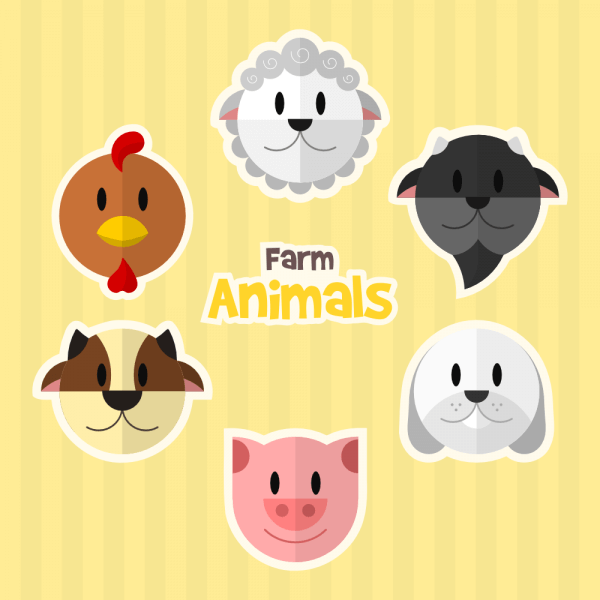 Farm Animals vector