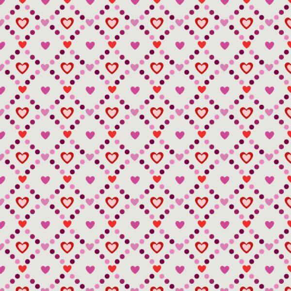 Love pattern vector