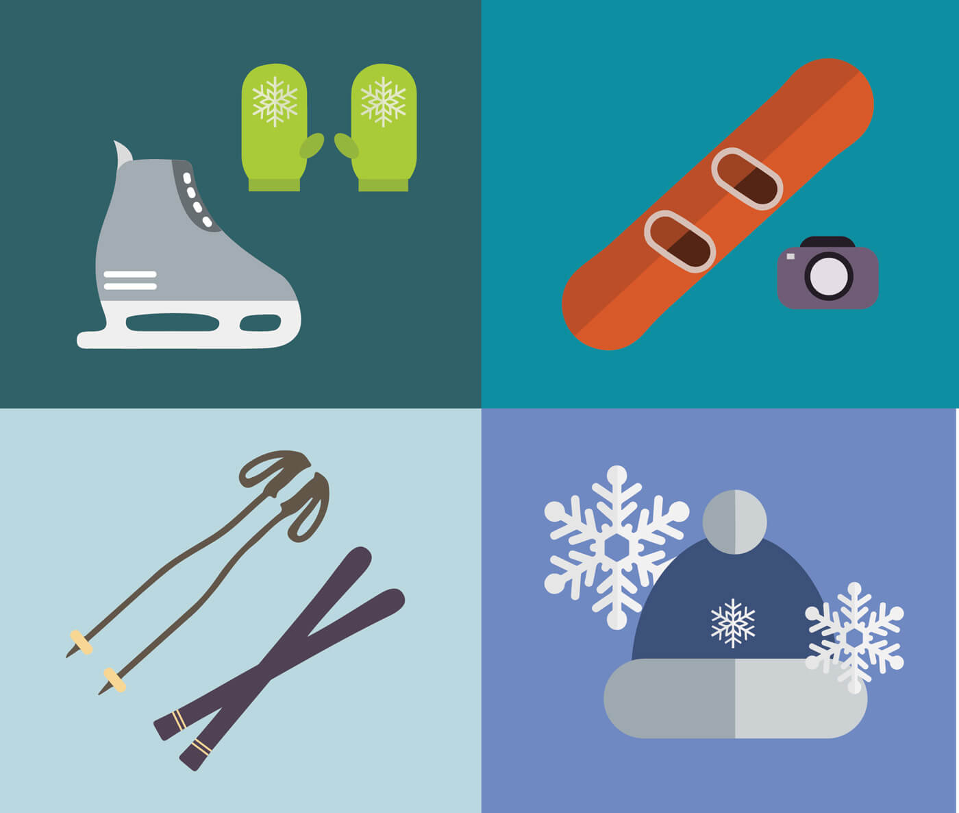 Free vector "Sport objects for design. Vector illustrations."